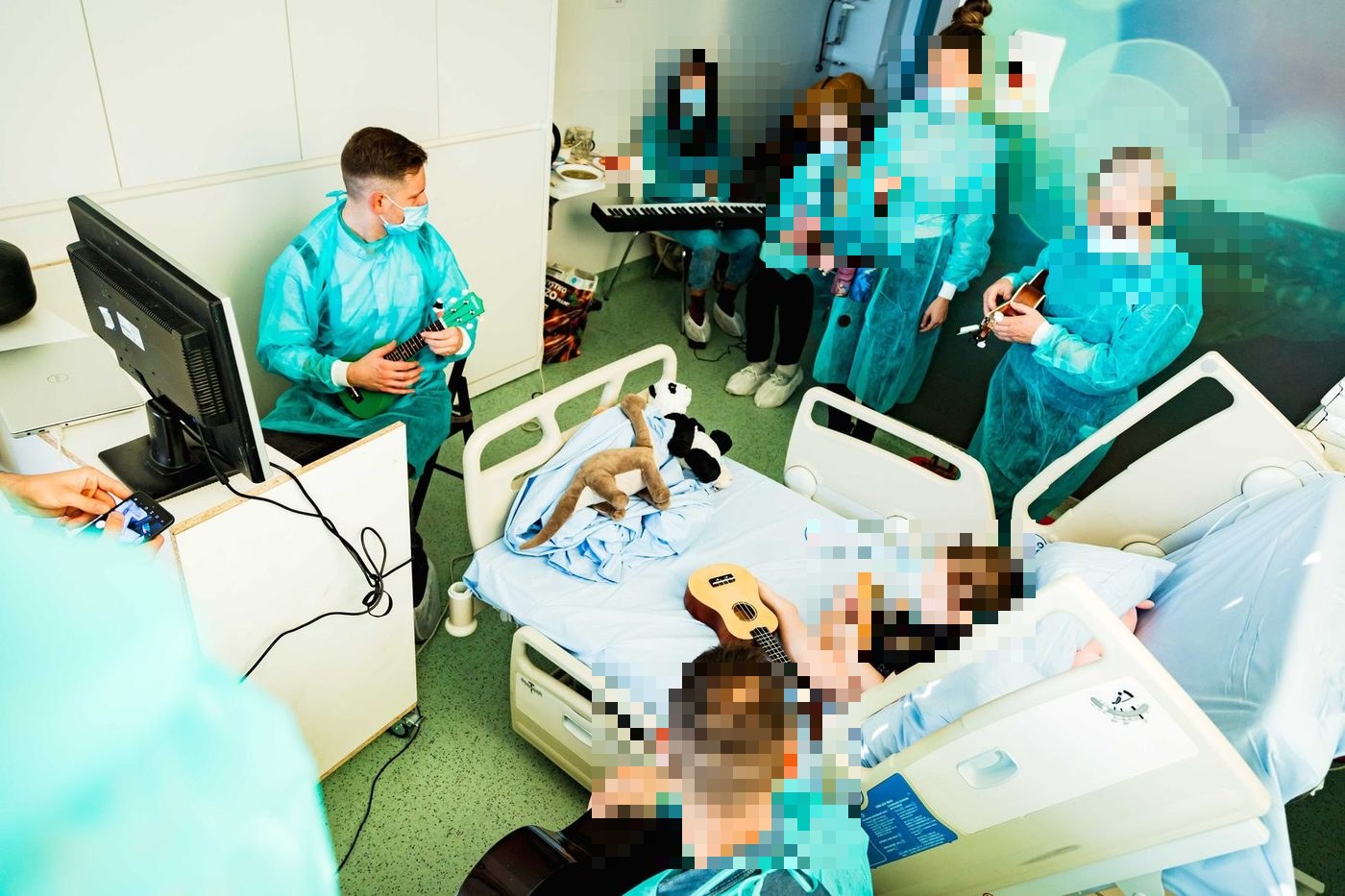 Zespół w sali pacjenta